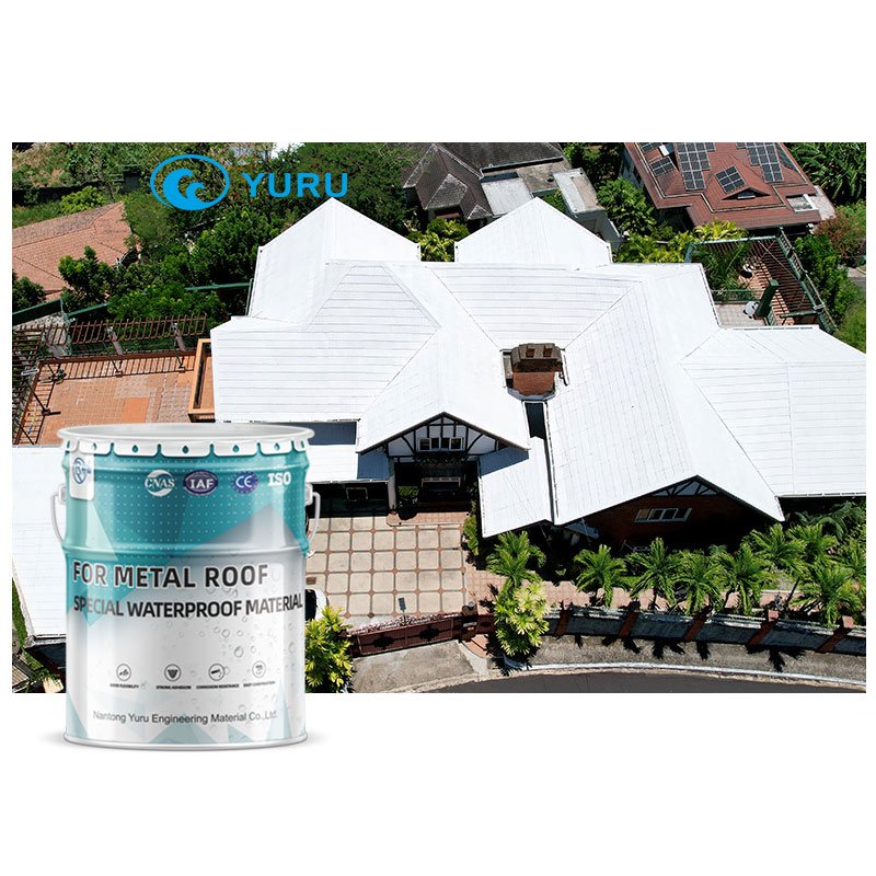 Acrylic waterproof coating for metal roof