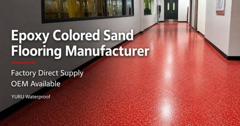 epoxy color sand flooring coating
