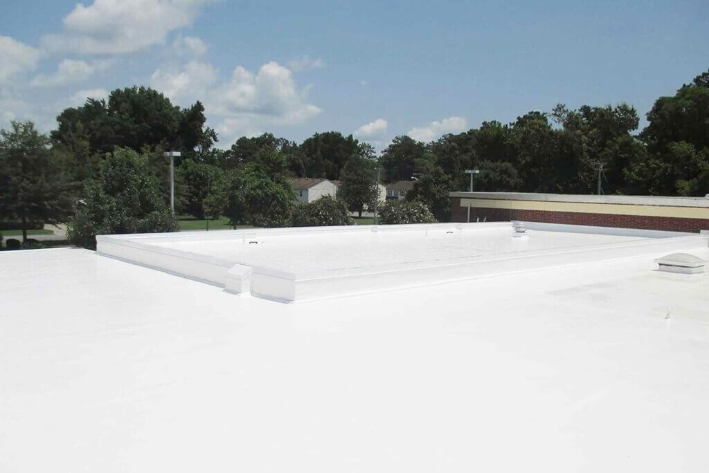 flat roof coating