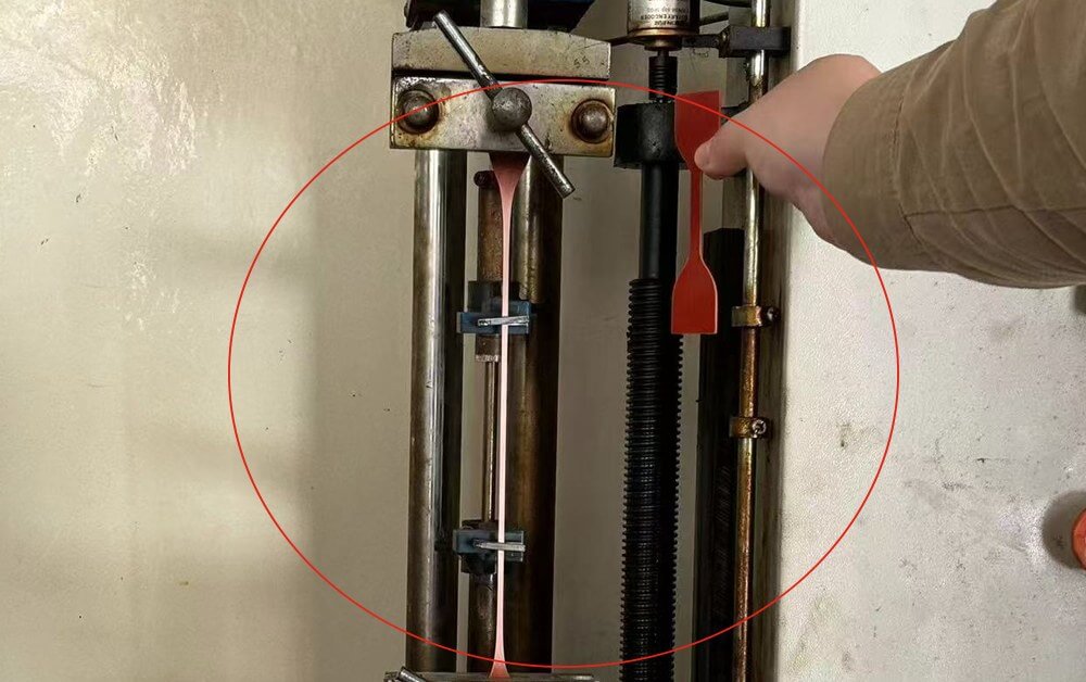 Waterproof coating test