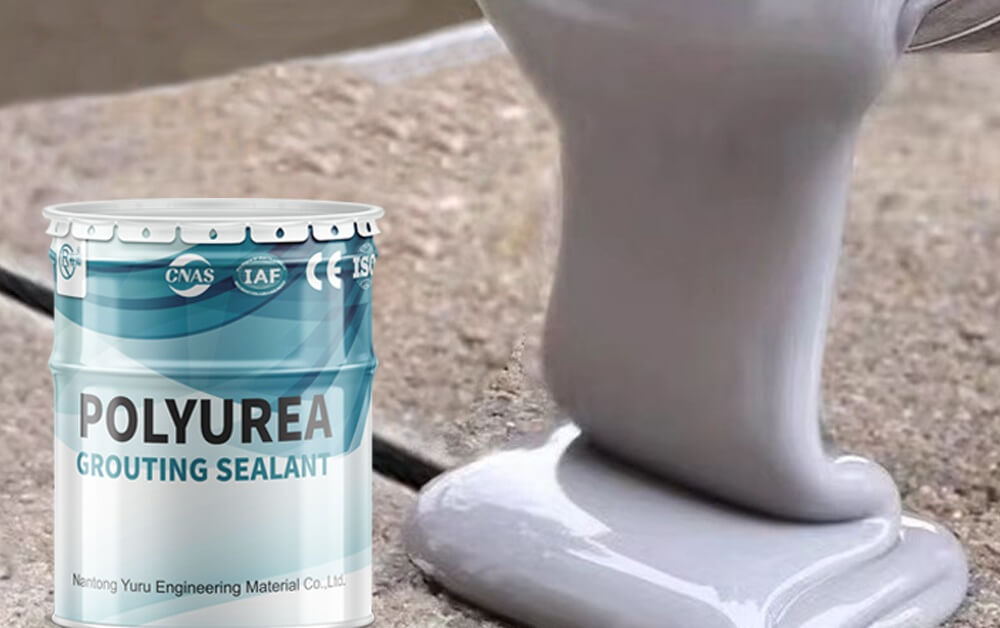Polyurea waterproof crack repair