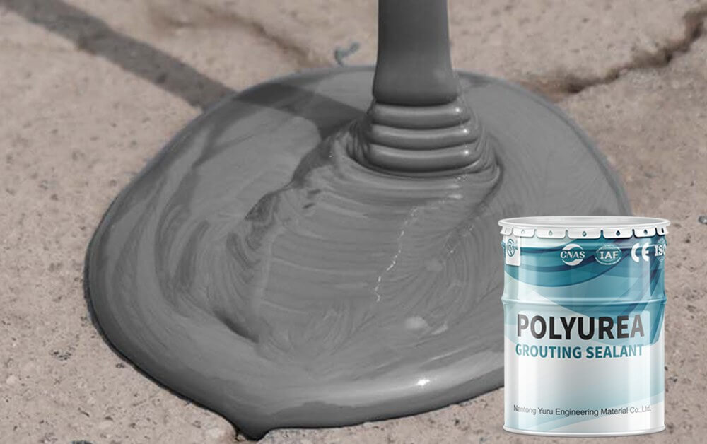 Polyurea waterproof crack repair