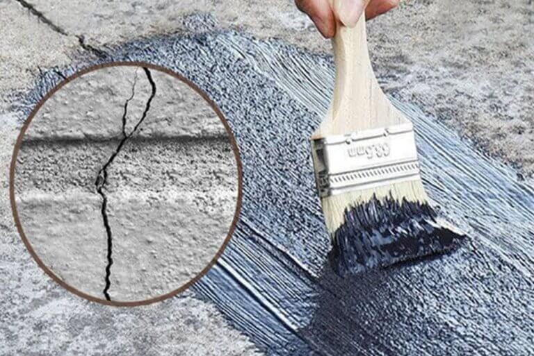 Waterproof crack repair