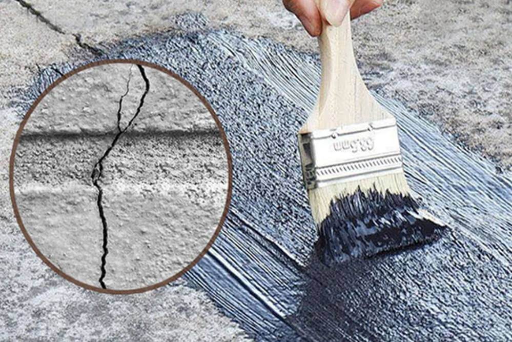 Waterproof crack repair