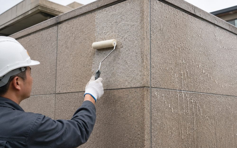 transparent waterproof coating for exterior wall protection