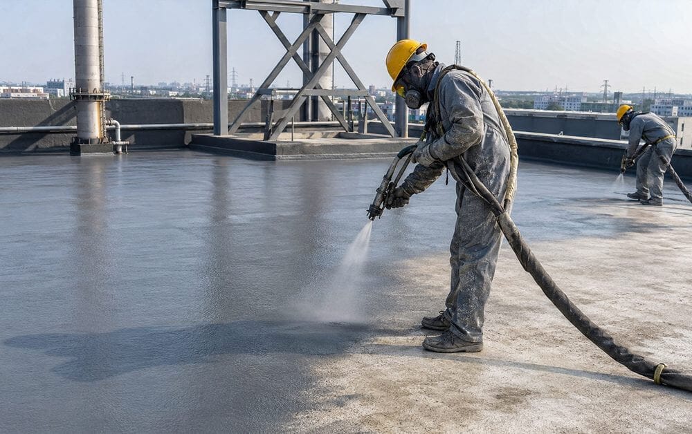 polyurea waterproof coating for industrial waterproofing project