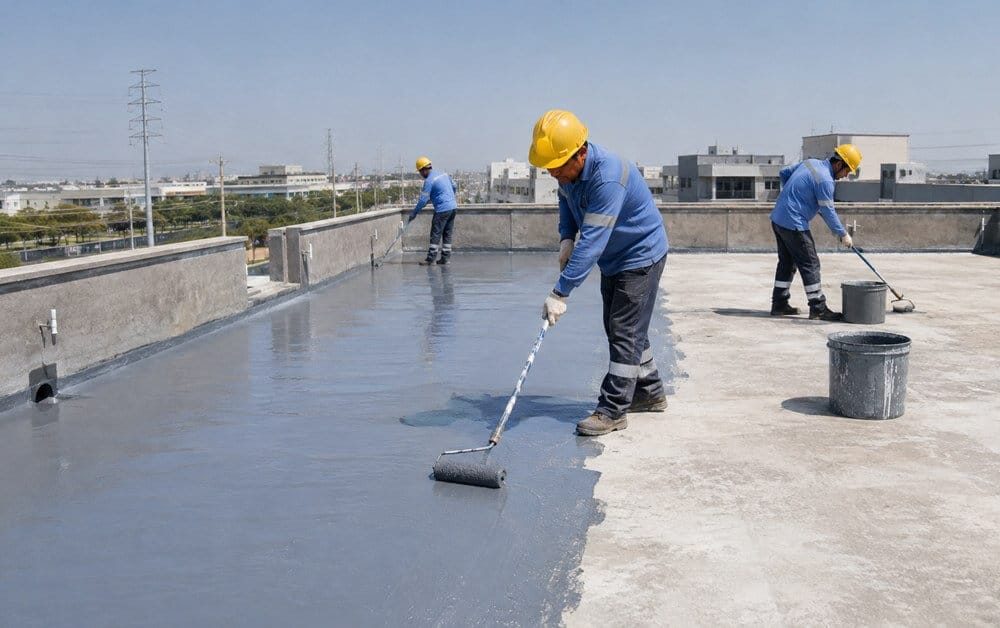polyurethane waterproof coating for concrete roof waterproofing