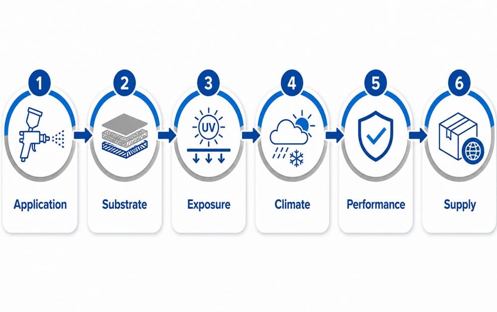 polyurethane waterproof coating selection