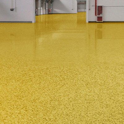 Epoxy colored sand floor paint